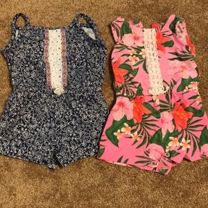2 adorable rompers